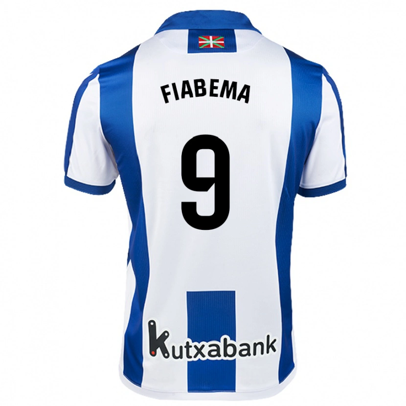 Danxen Donna Maglia Bryan Fiabema #9 Bianco Blu Kit Gara Home 2024/25 Maglietta