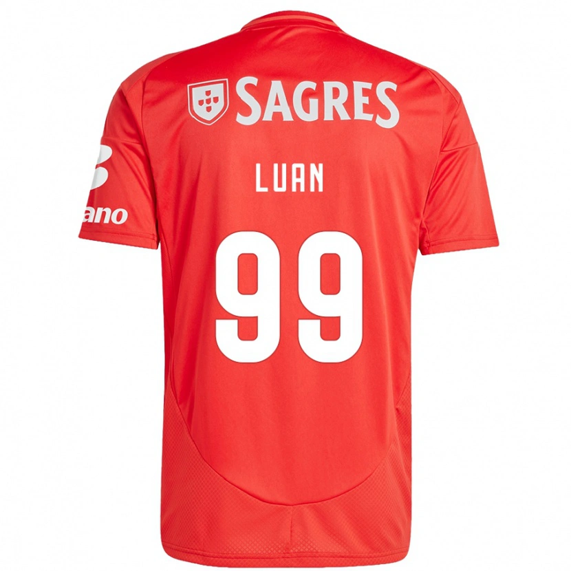 Danxen Donna Maglia Luan #99 Rosso Bianco Kit Gara Home 2024/25 Maglietta