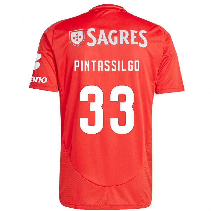 Danxen Donna Maglia Lara Pintassilgo #33 Rosso Bianco Kit Gara Home 2024/25 Maglietta
