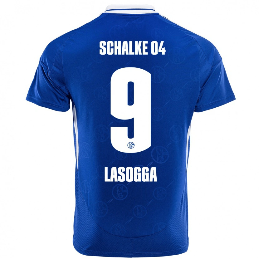 Danxen Donna Maglia Pierre-Michel Lasogga #9 Blu Reale Kit Gara Home 2024/25 Maglietta