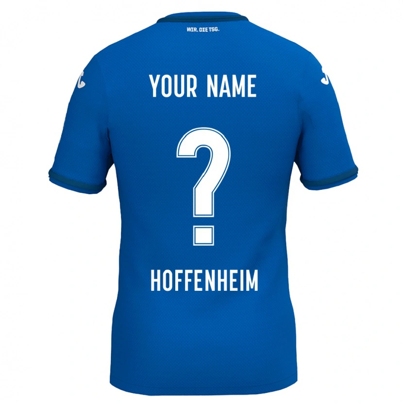 Danxen Donna Maglia Il Tuo Nome #0 Blu Reale Kit Gara Home 2024/25 Maglietta