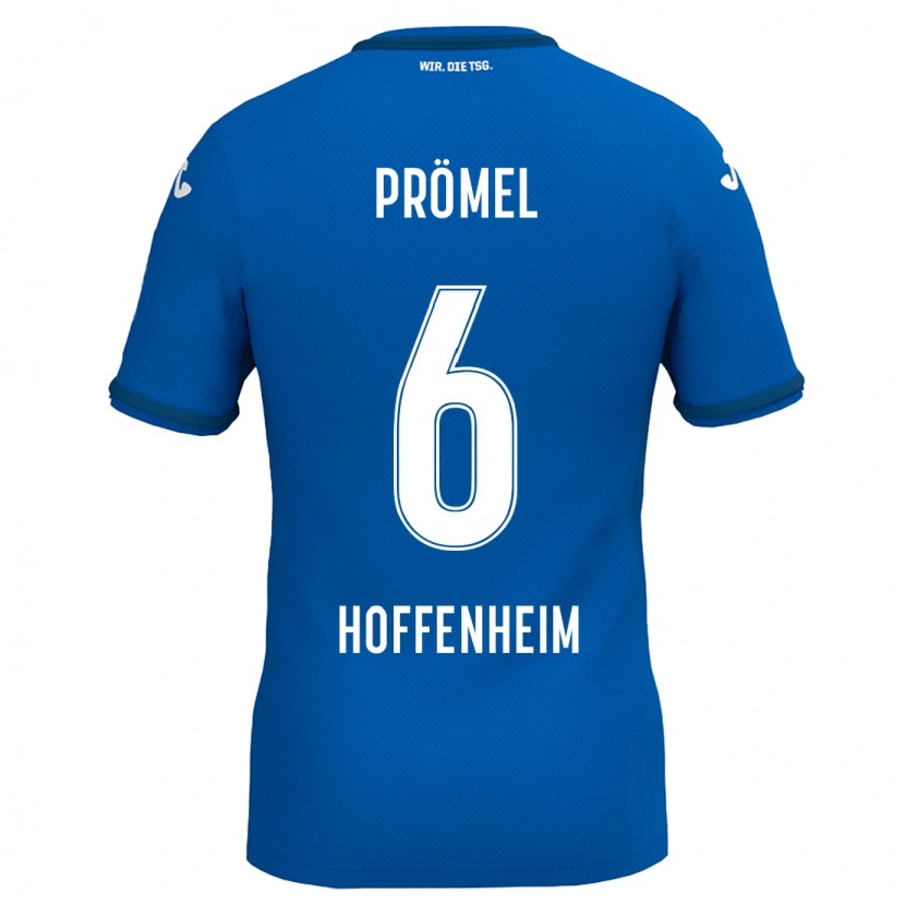 Danxen Donna Maglia Grischa Prömel #6 Blu Reale Kit Gara Home 2024/25 Maglietta