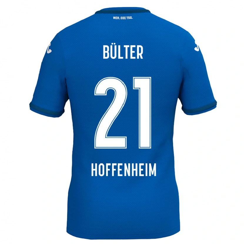Danxen Donna Maglia Marius Bülter #21 Blu Reale Kit Gara Home 2024/25 Maglietta