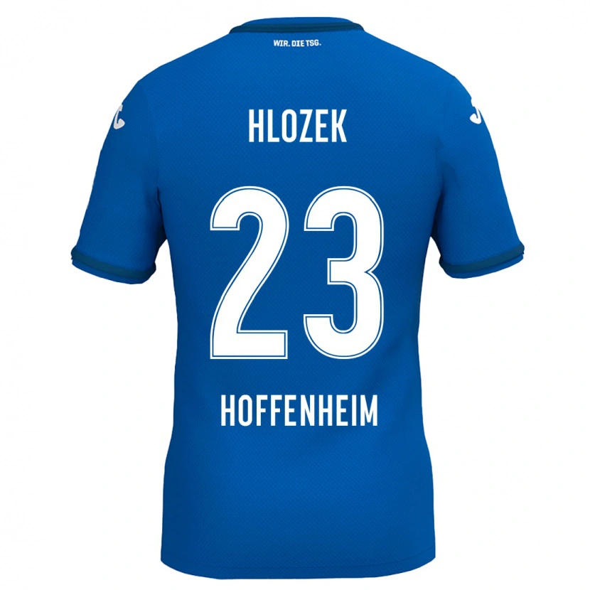 Danxen Donna Maglia Adam Hlozek #23 Blu Reale Kit Gara Home 2024/25 Maglietta