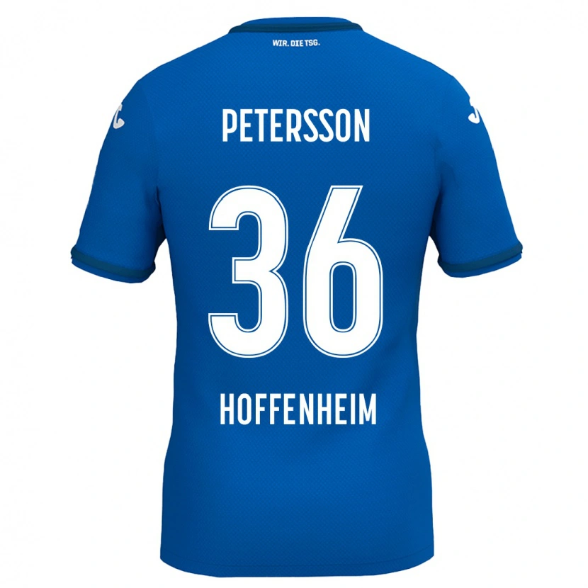 Danxen Donna Maglia Lúkas Petersson #36 Blu Reale Kit Gara Home 2024/25 Maglietta
