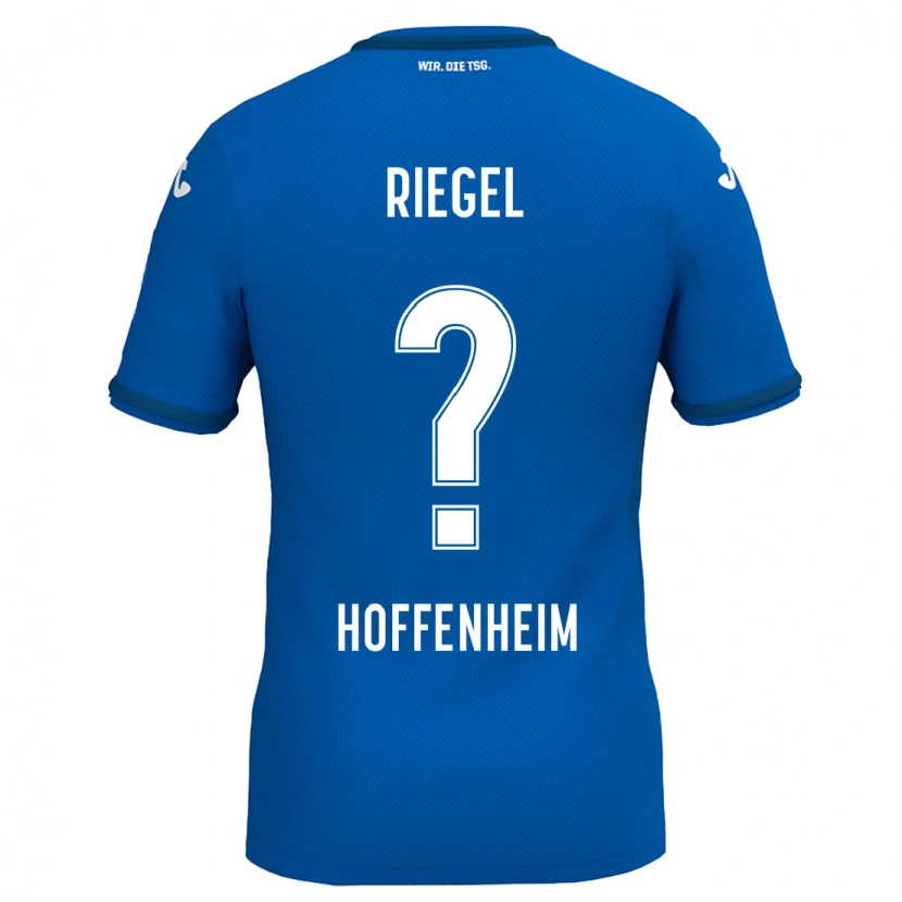 Danxen Donna Maglia Adrian Riegel #0 Blu Reale Kit Gara Home 2024/25 Maglietta