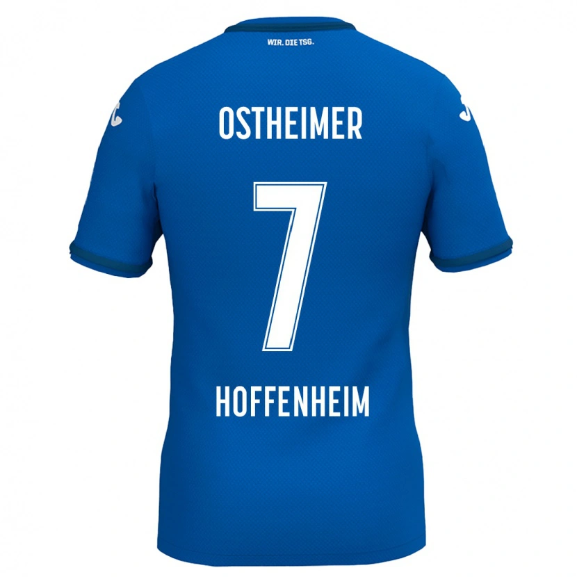 Danxen Donna Maglia Nevio Ostheimer #7 Blu Reale Kit Gara Home 2024/25 Maglietta