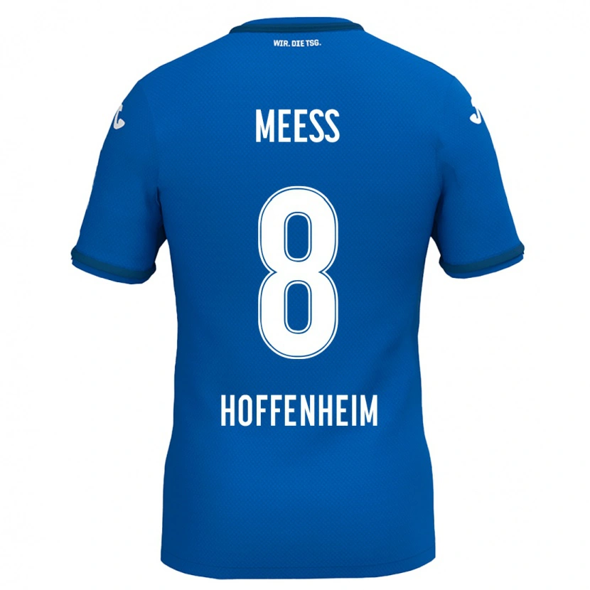 Danxen Donna Maglia Jakob Meeß #8 Blu Reale Kit Gara Home 2024/25 Maglietta