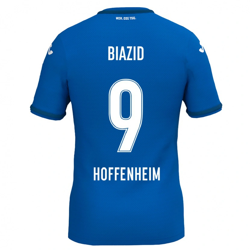 Danxen Donna Maglia Zain Biazid #9 Blu Reale Kit Gara Home 2024/25 Maglietta
