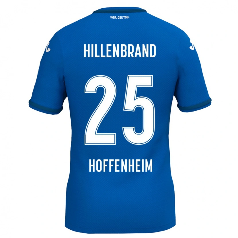Danxen Donna Maglia Jack Hillenbrand #25 Blu Reale Kit Gara Home 2024/25 Maglietta