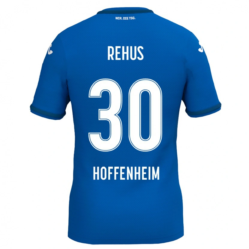 Danxen Donna Maglia Milan Rehus #30 Blu Reale Kit Gara Home 2024/25 Maglietta