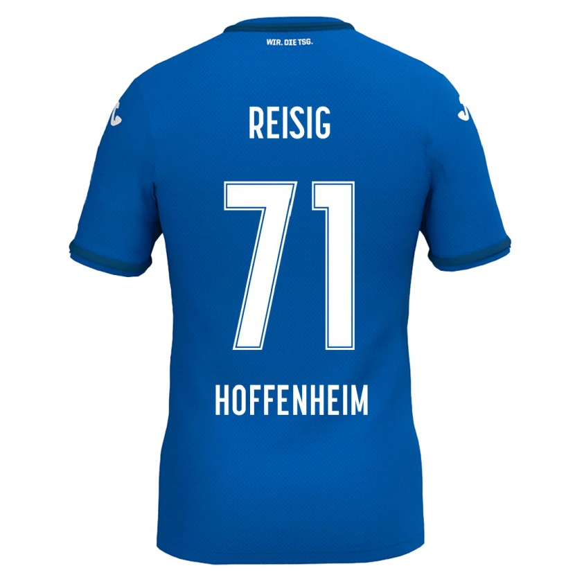 Danxen Donna Maglia Ruben Reisig #71 Blu Reale Kit Gara Home 2024/25 Maglietta