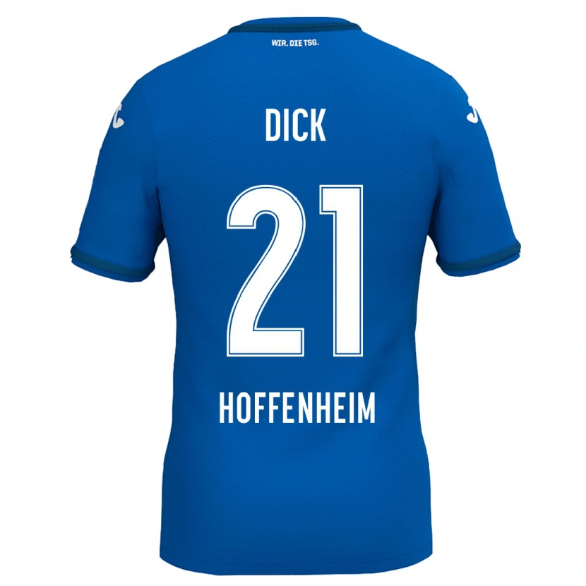 Danxen Donna Maglia Laura Dick #21 Blu Reale Kit Gara Home 2024/25 Maglietta