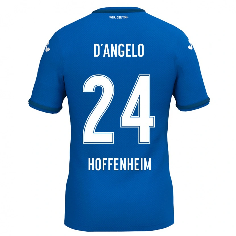 Danxen Donna Maglia Chiara D'angelo #24 Blu Reale Kit Gara Home 2024/25 Maglietta