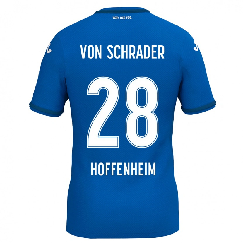 Danxen Donna Maglia Lina Von Schrader #28 Blu Reale Kit Gara Home 2024/25 Maglietta