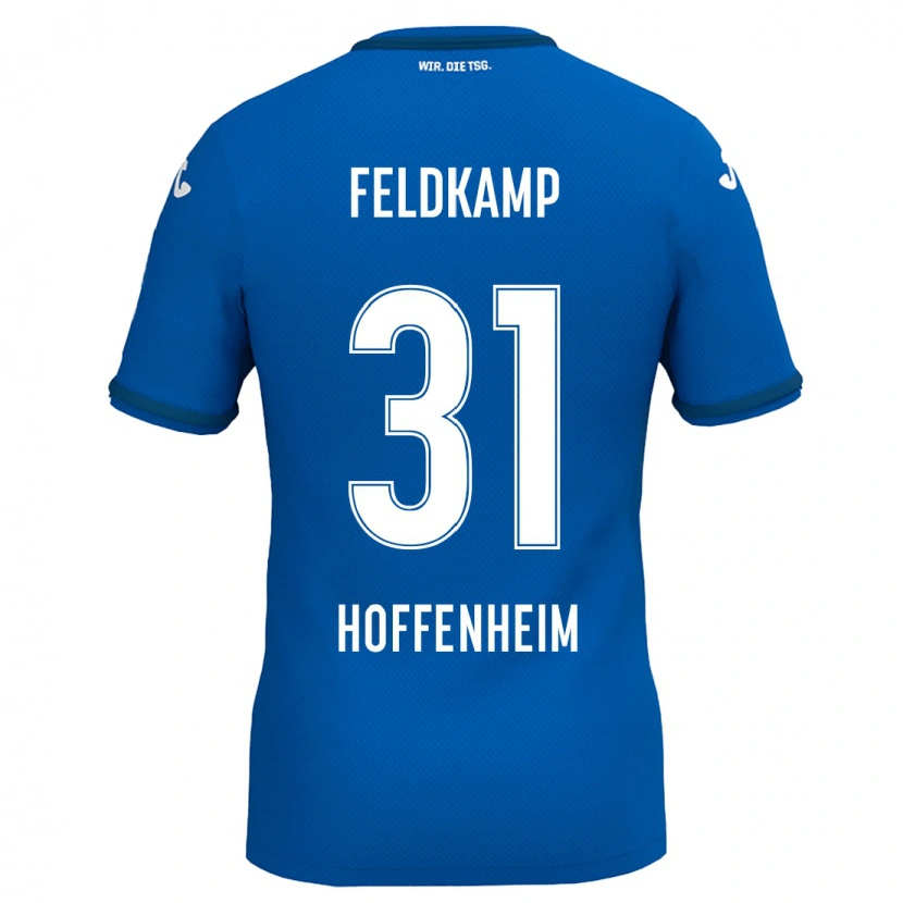 Danxen Donna Maglia Jana Feldkamp #31 Blu Reale Kit Gara Home 2024/25 Maglietta