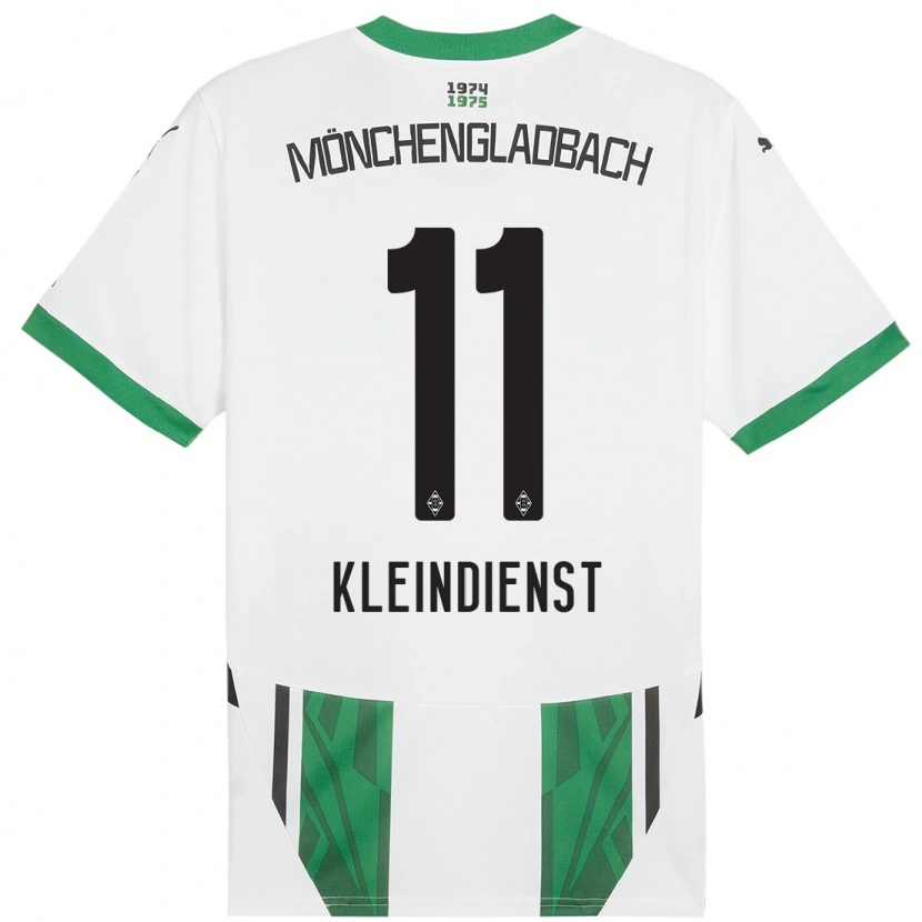Danxen Donna Maglia Tim Kleindienst #11 Bianco Verde Kit Gara Home 2024/25 Maglietta
