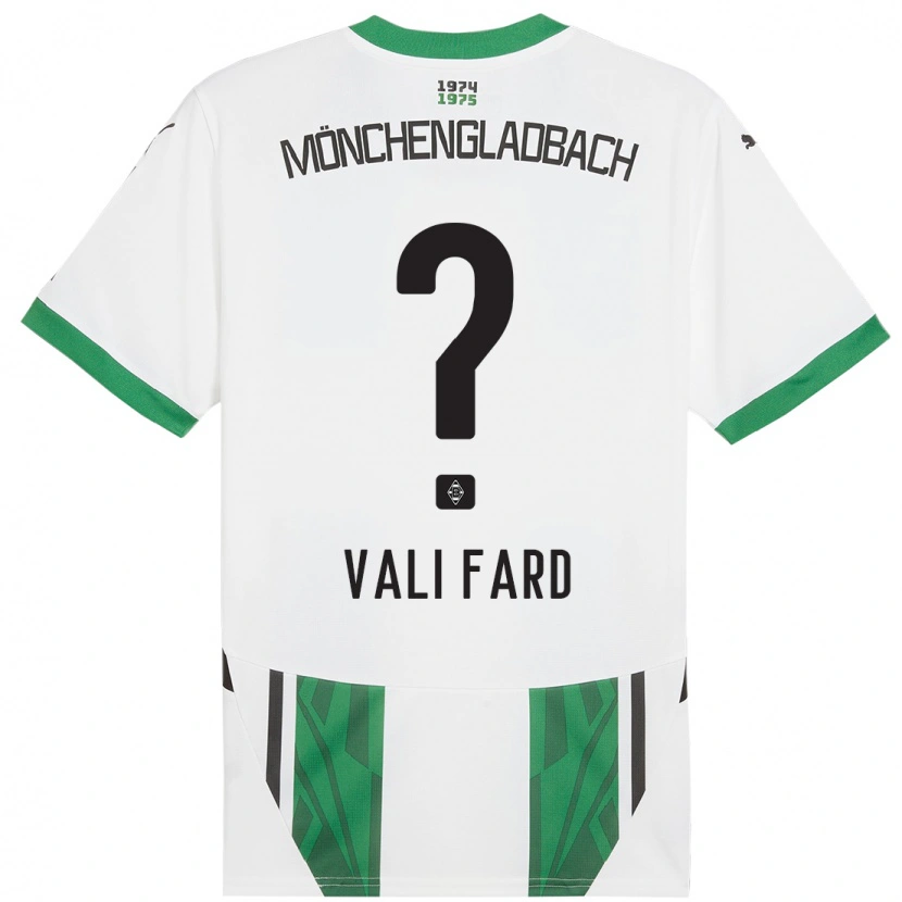 Danxen Donna Maglia Elias Vali Fard #0 Bianco Verde Kit Gara Home 2024/25 Maglietta