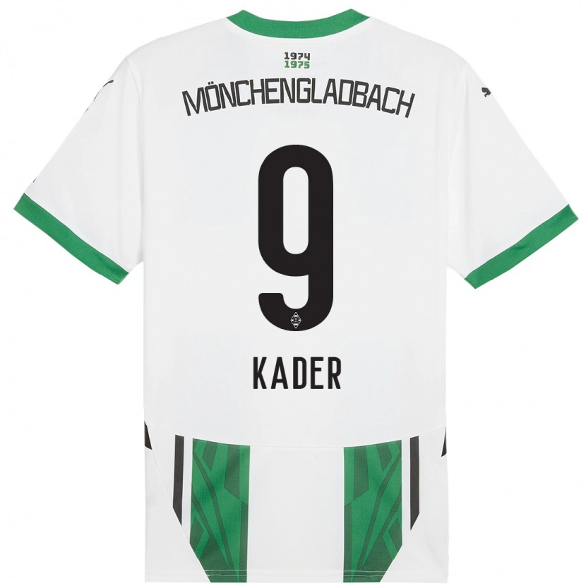 Danxen Donna Maglia Cagatay Kader #9 Bianco Verde Kit Gara Home 2024/25 Maglietta