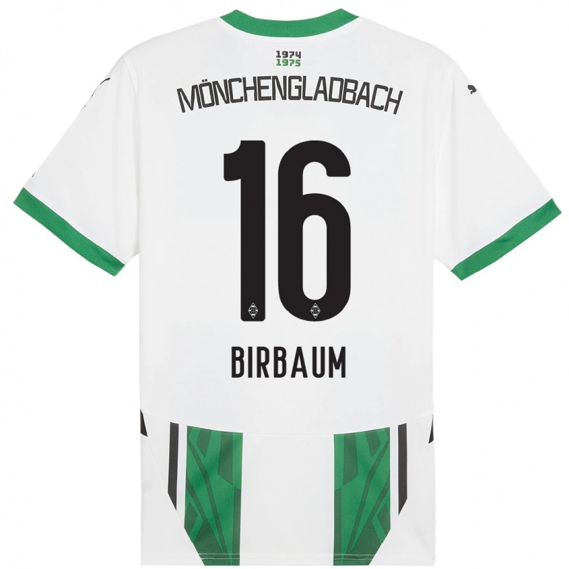 Danxen Donna Maglia Anne Birbaum #16 Bianco Verde Kit Gara Home 2024/25 Maglietta
