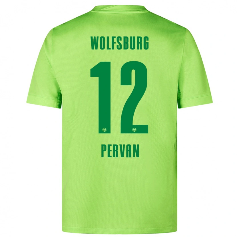 Danxen Donna Maglia Pavao Pervan #12 Verde Fluorescente Kit Gara Home 2024/25 Maglietta
