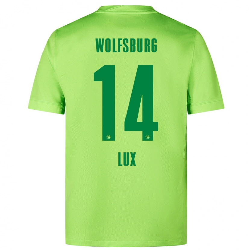 Danxen Donna Maglia Finn-Marco Lux #14 Verde Fluorescente Kit Gara Home 2024/25 Maglietta