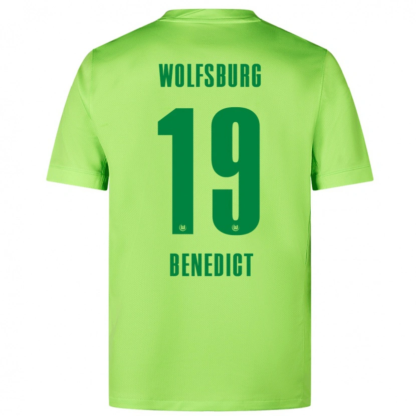 Danxen Donna Maglia Trevor Benedict #19 Verde Fluorescente Kit Gara Home 2024/25 Maglietta