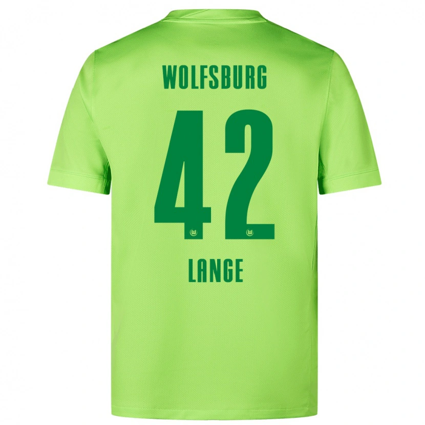 Danxen Donna Maglia Felix Lange #42 Verde Fluorescente Kit Gara Home 2024/25 Maglietta