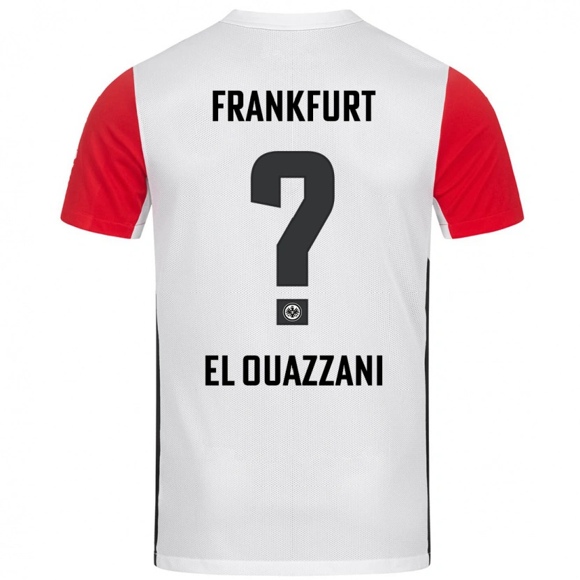 Danxen Donna Maglia Nadir El Ouazzani #0 Bianco Rosso Kit Gara Home 2024/25 Maglietta