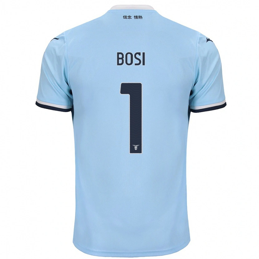 Danxen Donna Maglia Gioele Bosi #1 Blu Kit Gara Home 2024/25 Maglietta
