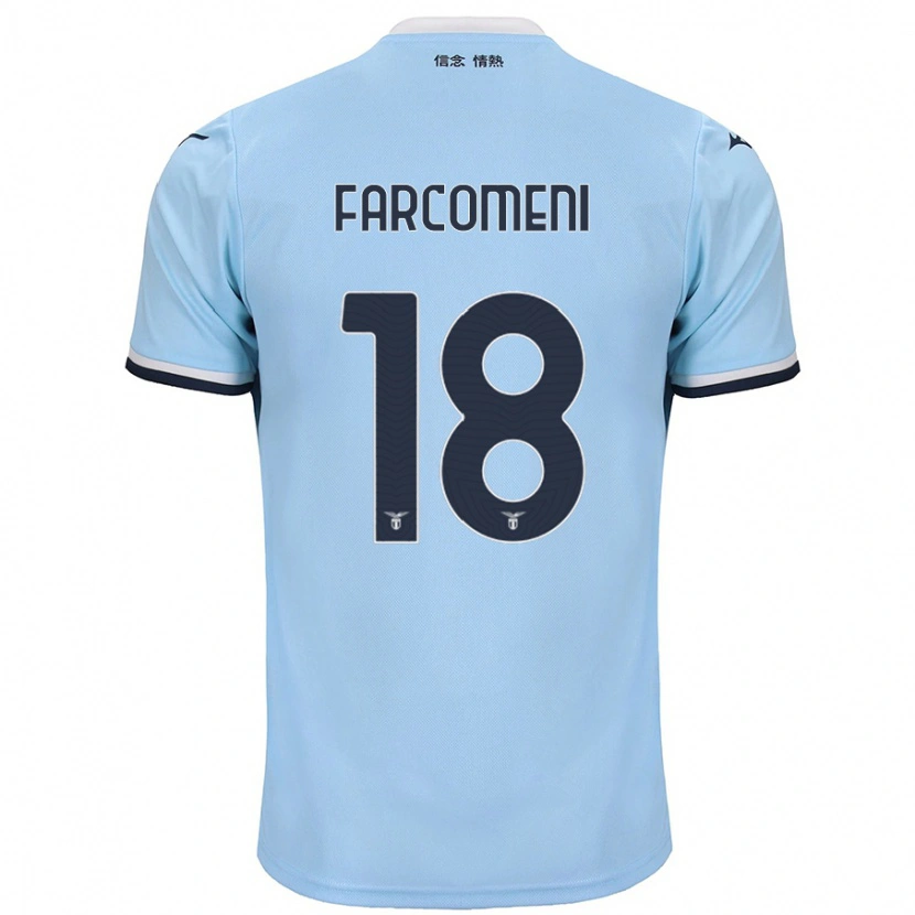 Danxen Donna Maglia Valerio Farcomeni #18 Blu Kit Gara Home 2024/25 Maglietta