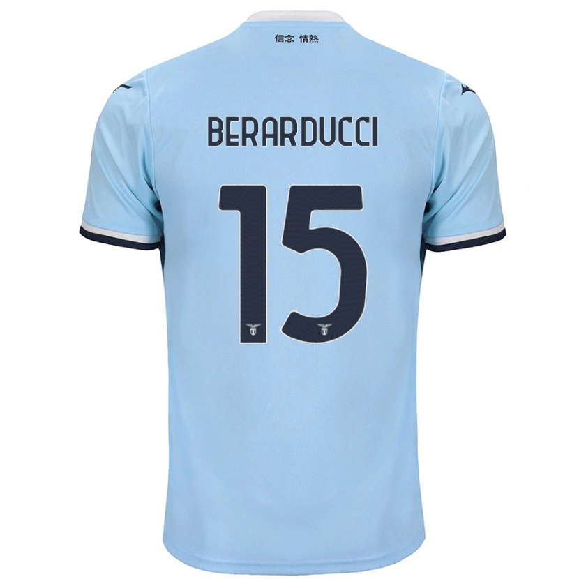 Danxen Donna Maglia Martina Berarducci #15 Blu Kit Gara Home 2024/25 Maglietta