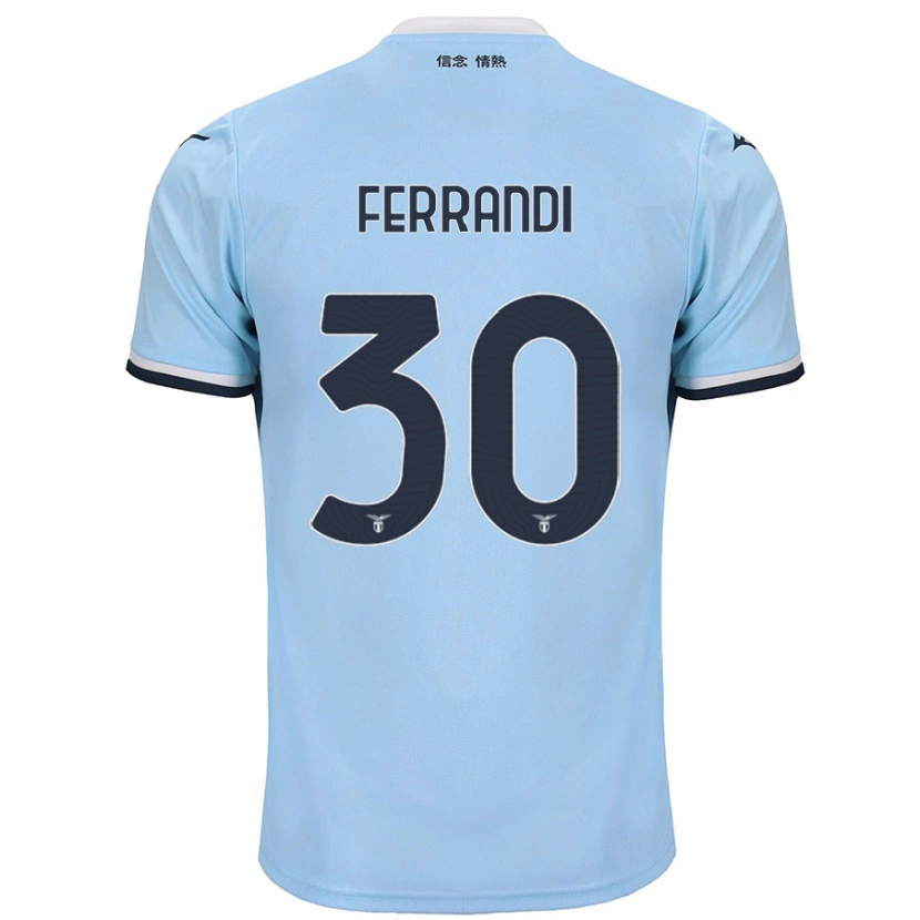 Danxen Donna Maglia Giulia Ferrandi #30 Blu Kit Gara Home 2024/25 Maglietta