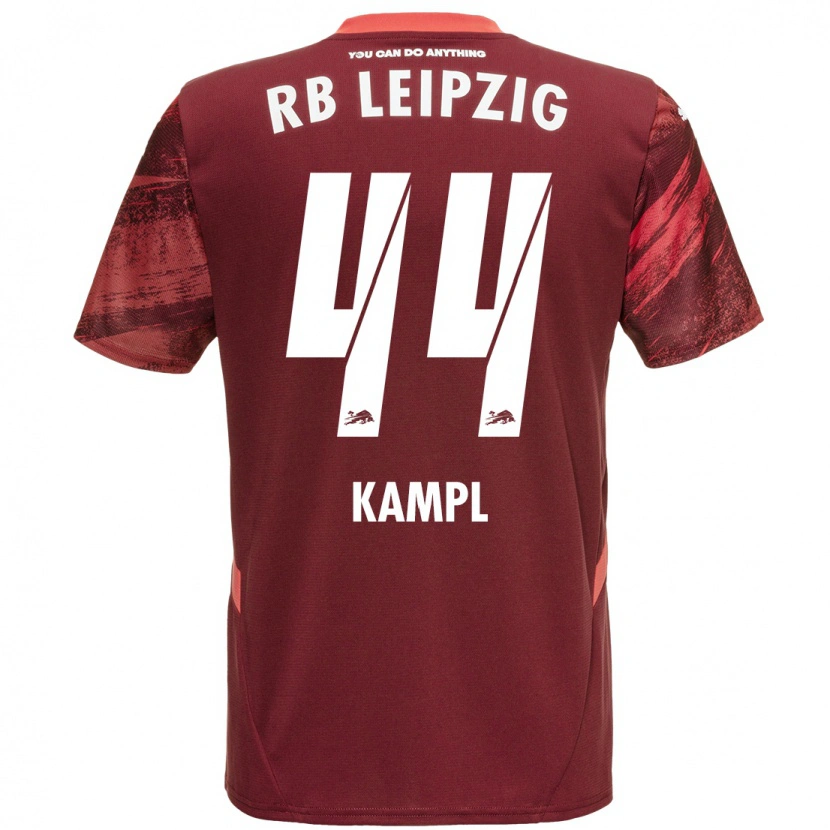 Danxen Donna Maglia Kevin Kampl #44 Borgogna Kit Gara Away 2024/25 Maglietta