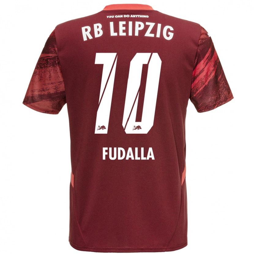 Danxen Donna Maglia Vanessa Fudalla #10 Borgogna Kit Gara Away 2024/25 Maglietta
