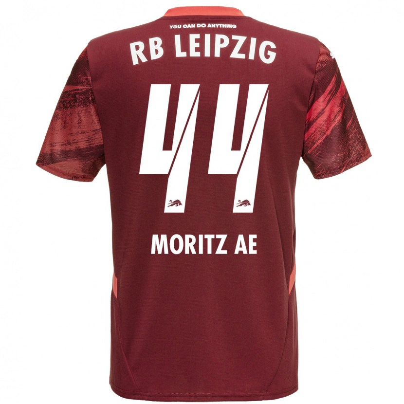 Danxen Donna Maglia Moritz Aé #44 Borgogna Kit Gara Away 2024/25 Maglietta