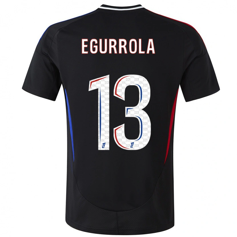 Danxen Donna Maglia Damaris Egurrola #13 Nero Kit Gara Away 2024/25 Maglietta