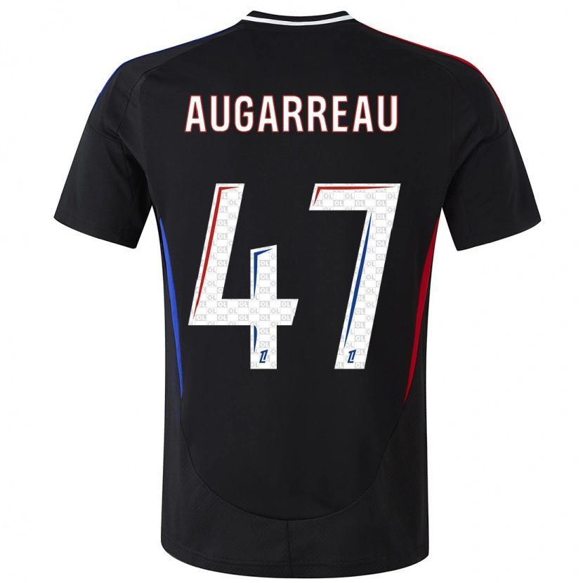 Danxen Donna Maglia Sofiane Augarreau #47 Nero Kit Gara Away 2024/25 Maglietta