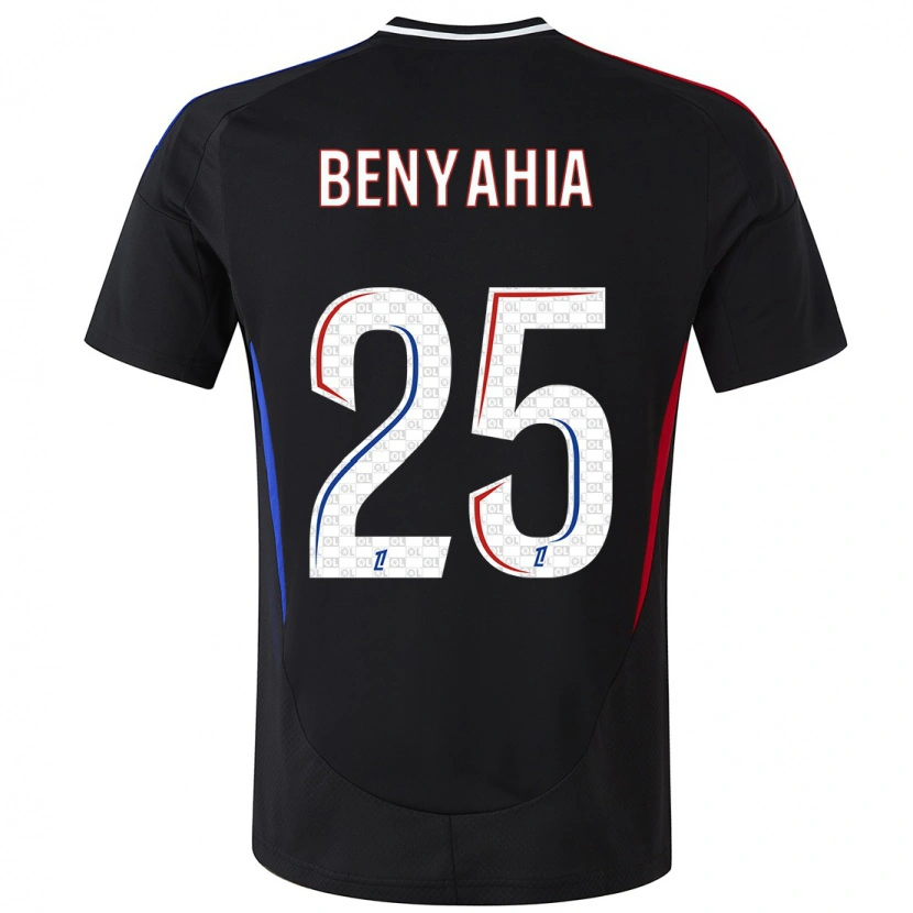 Danxen Donna Maglia Ines Benyahia #25 Nero Kit Gara Away 2024/25 Maglietta
