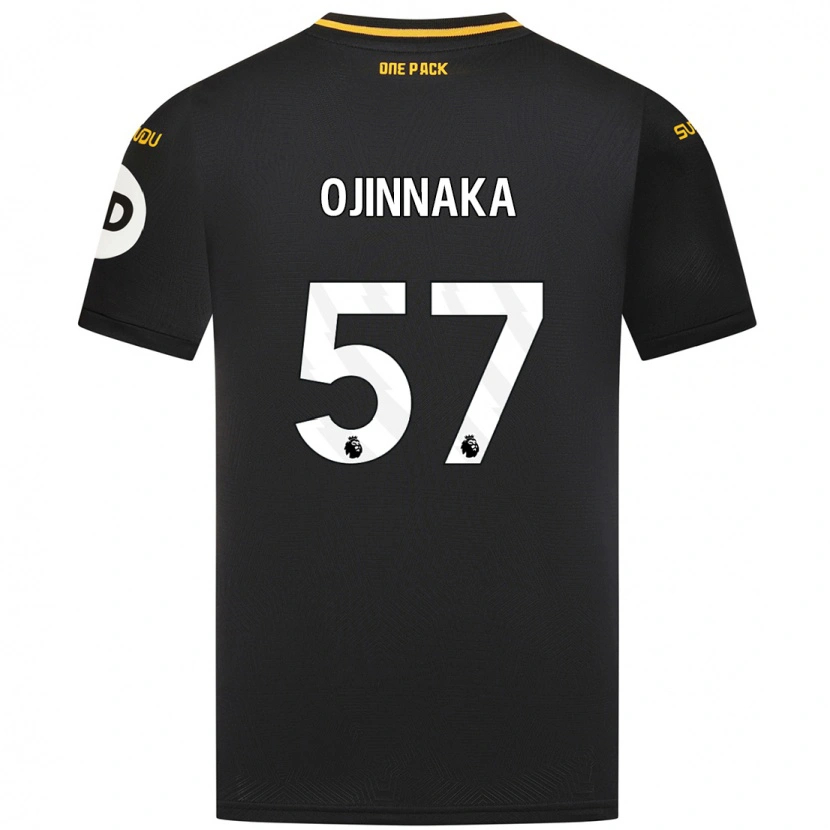 Danxen Donna Maglia Temple Ojinnaka #57 Nero Kit Gara Away 2024/25 Maglietta