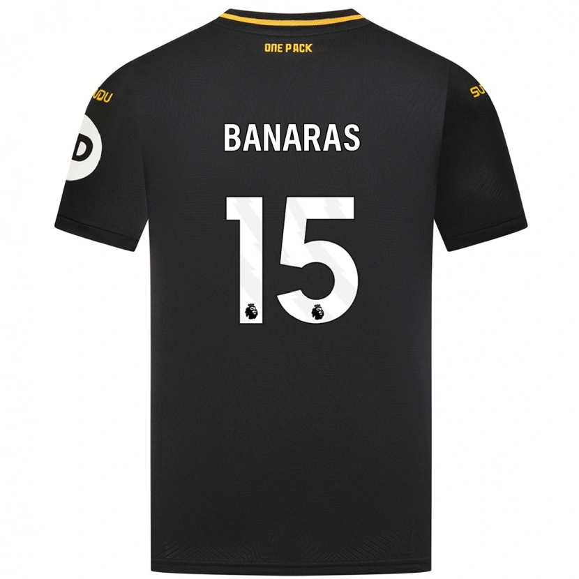 Danxen Donna Maglia Layla Banaras #15 Nero Kit Gara Away 2024/25 Maglietta
