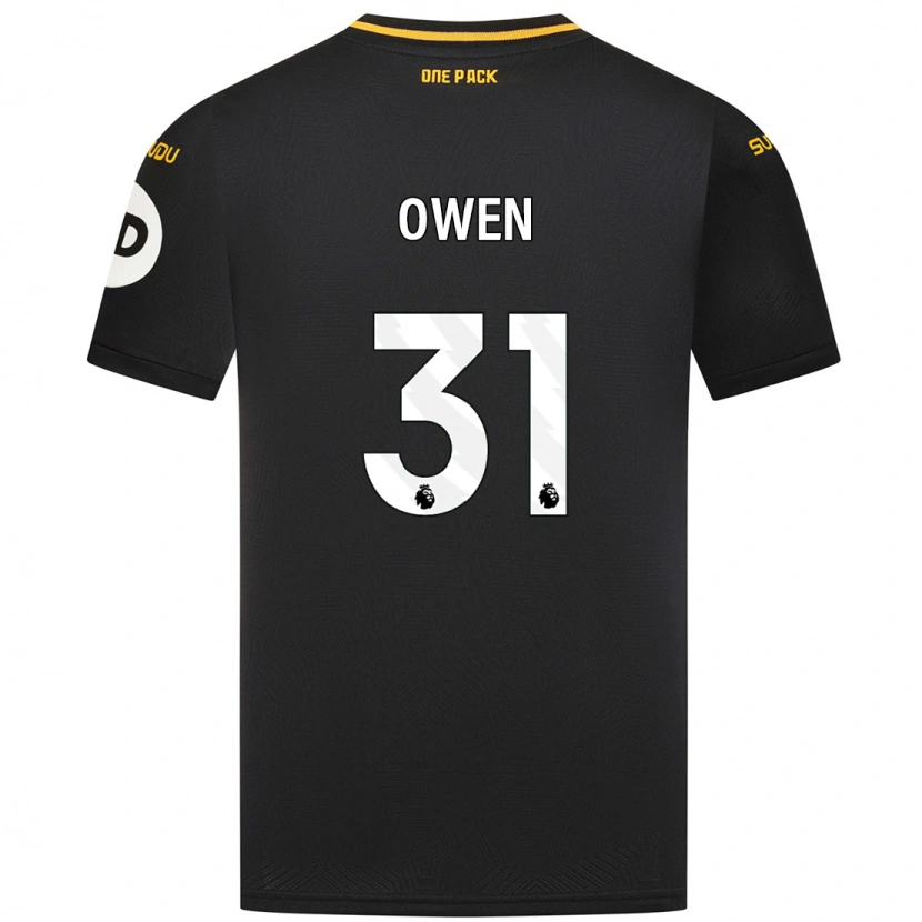 Danxen Donna Maglia Skye Owen #31 Nero Kit Gara Away 2024/25 Maglietta