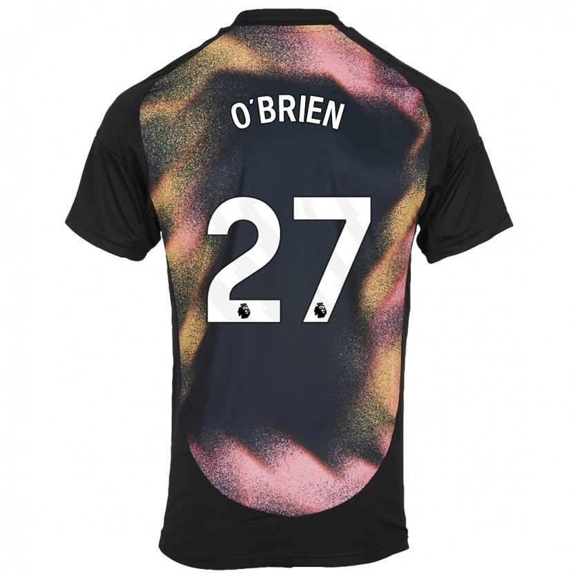 Danxen Donna Maglia Shannon O'brien #27 Nero Bianco Kit Gara Away 2024/25 Maglietta