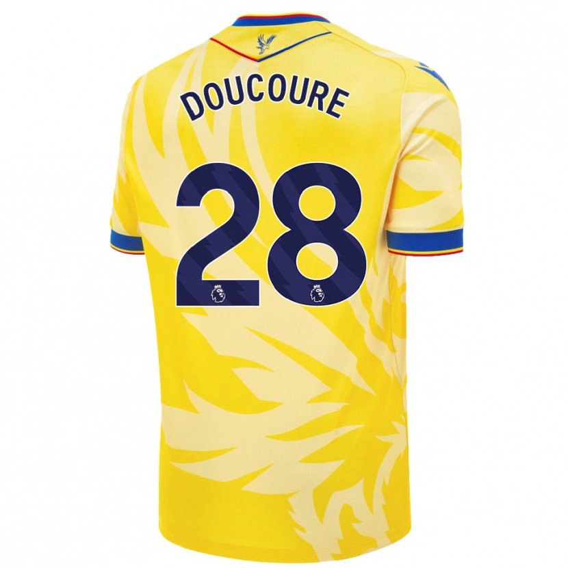 Danxen Donna Maglia Cheick Doucouré #28 Giallo Kit Gara Away 2024/25 Maglietta