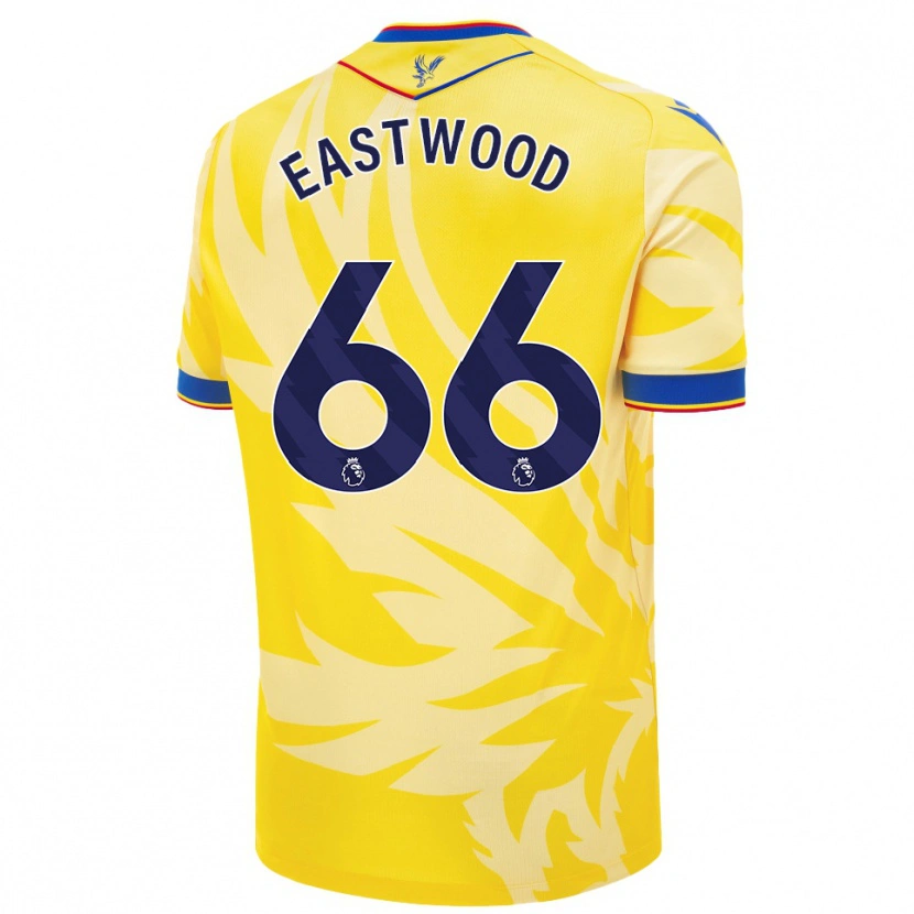 Danxen Donna Maglia Billy Eastwood #66 Giallo Kit Gara Away 2024/25 Maglietta