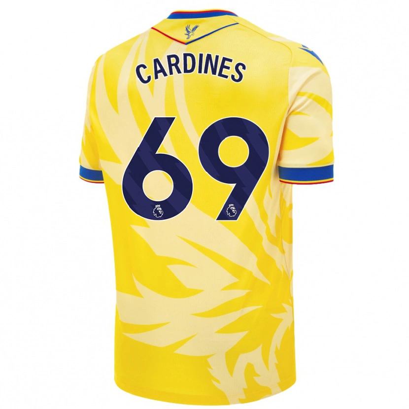 Danxen Donna Maglia Rio Cardines #69 Giallo Kit Gara Away 2024/25 Maglietta