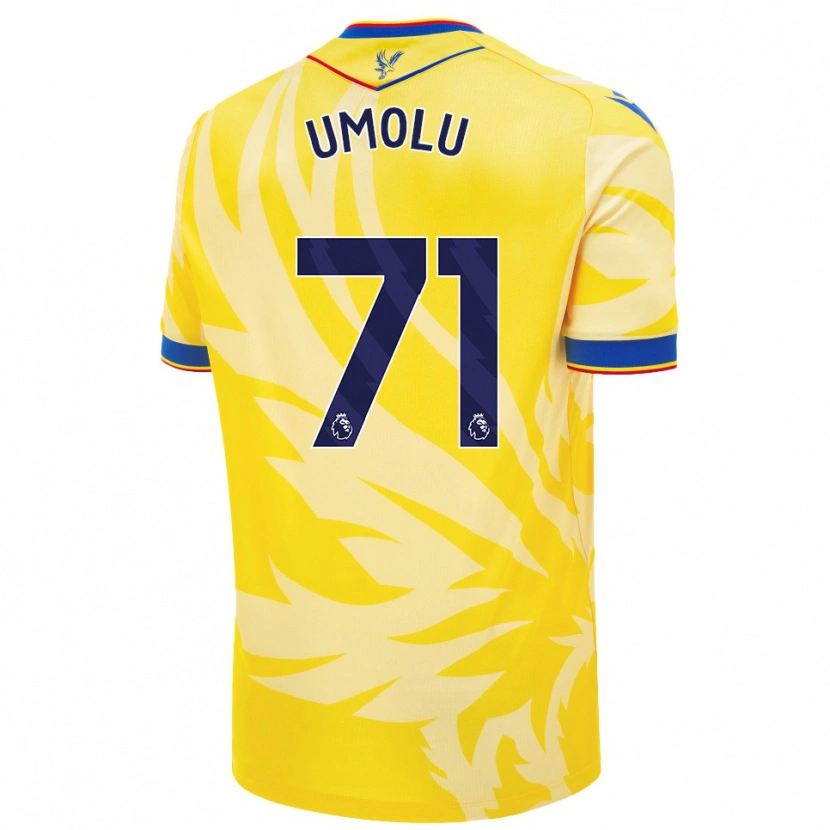 Danxen Donna Maglia Jemiah Umolu #71 Giallo Kit Gara Away 2024/25 Maglietta