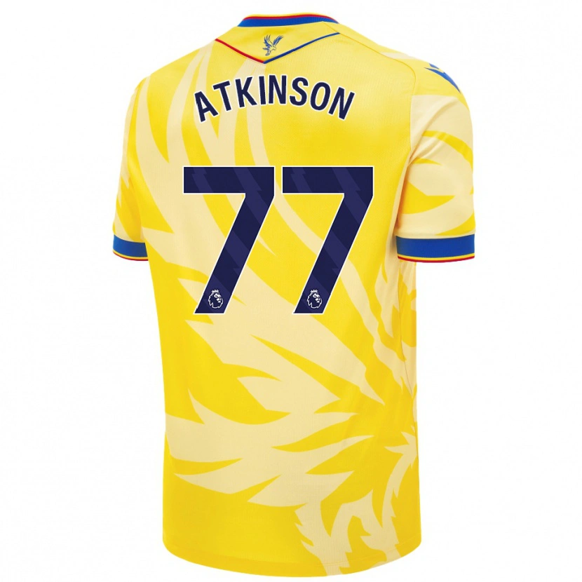 Danxen Donna Maglia Isibeal Atkinson #77 Giallo Kit Gara Away 2024/25 Maglietta