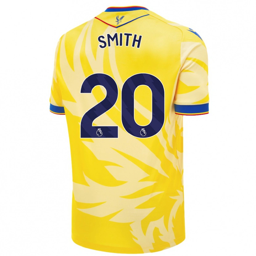 Danxen Donna Maglia Hope Smith #20 Giallo Kit Gara Away 2024/25 Maglietta