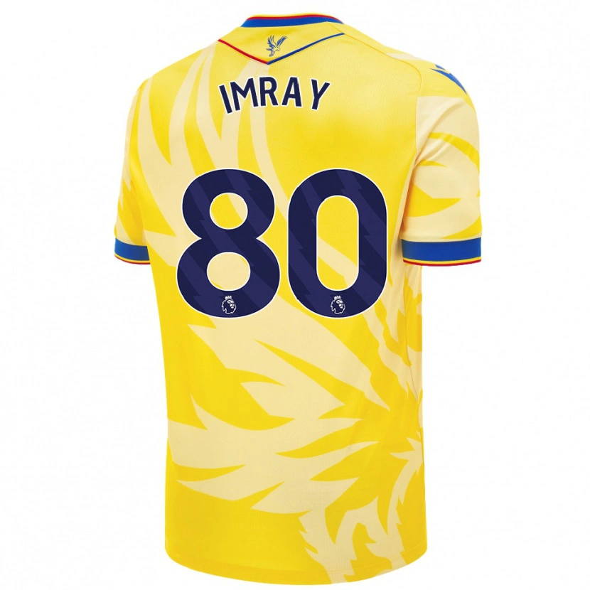 Danxen Donna Maglia Danny Imray #80 Giallo Kit Gara Away 2024/25 Maglietta